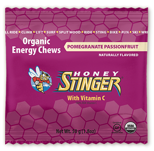 Honey Stinger Organic Energy Chew: Pomegranate Passionfruit