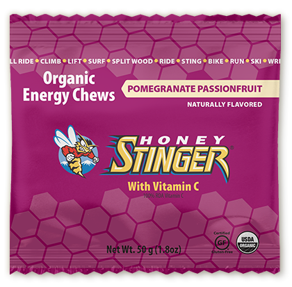 Honey Stinger Organic Energy Chew: Pomegranate Passionfruit