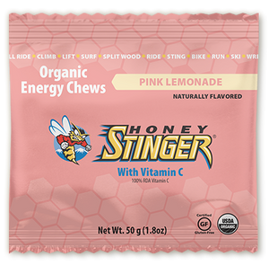 Honey Stinger Organic Energy Chew: Pink Lemonade