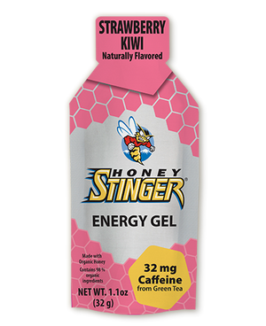 Honey Stinger Organic Energy Gel: Strawberry Kiwi (Caffeinated)