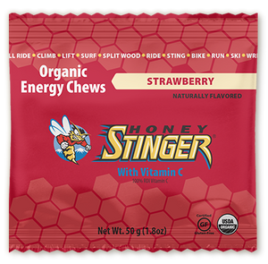 Honey Stinger Organic Energy Chew: Strawberry