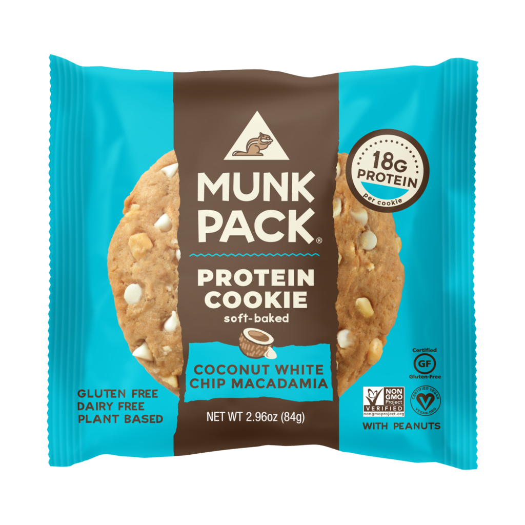 Munk Pack Protein Cookie: Coconut White Chip Macadamia