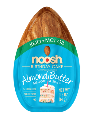 Noosh Almond Butter Packets: Keto Friendly With Added MCT Oil: Birthday Cake