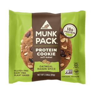 Munk Pack Protein Cookie: Oatmeal Raisin Spice