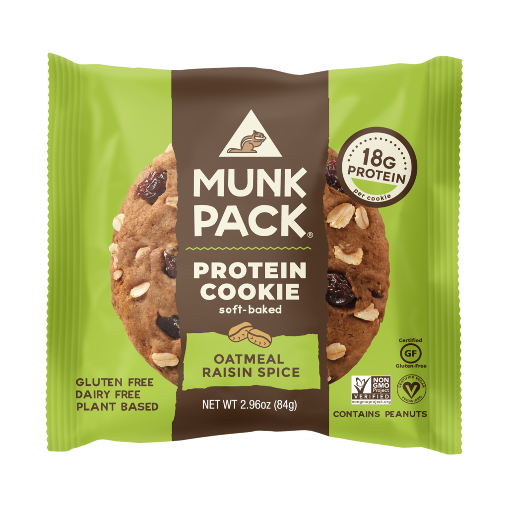 Munk Pack Protein Cookie: Oatmeal Raisin Spice