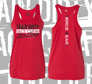 Train DIRTY, Race CLEAN Performance Tank - Women's