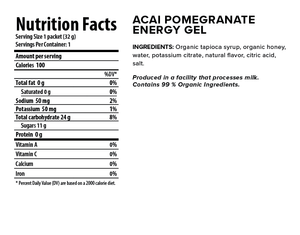 Honey Stinger Organic Energy Gel: Acai Pomegranate